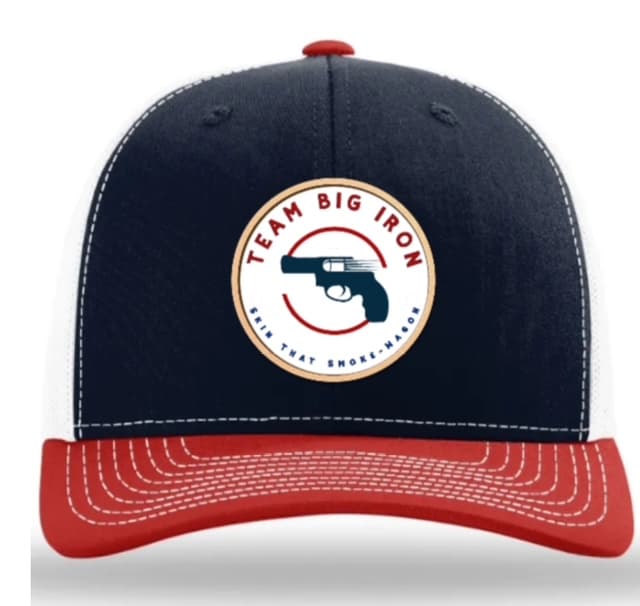 Red, White and Blue Team Big Iron Hat